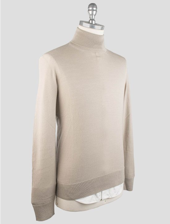 Gran Sasso Gran Sasso Beige Virgin Wool Pa Sweater Turtleneck Beige 001