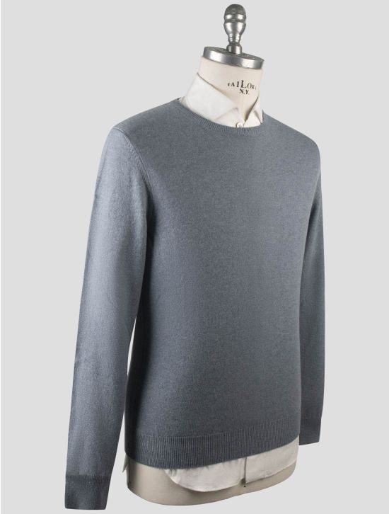 Gran Sasso Gran Sasso Gray Cashmere Sweater Crewneck Gray 001