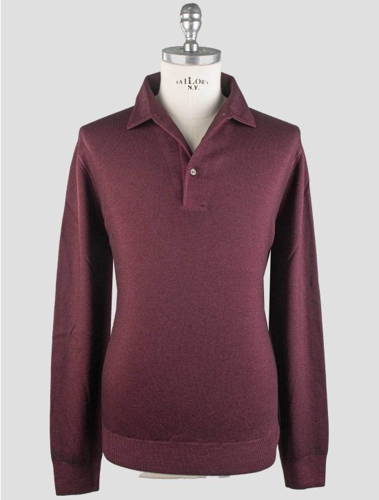 Gran Sasso Gran Sasso Purple Virgin Wool Sweater Polo Purple 000