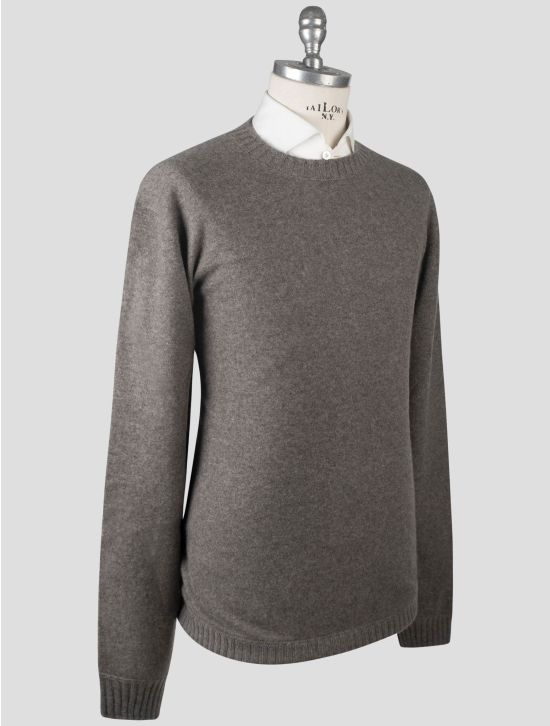 Gran Sasso Gran Sasso Gray Cashmere Sweater Crewneck Gray 001