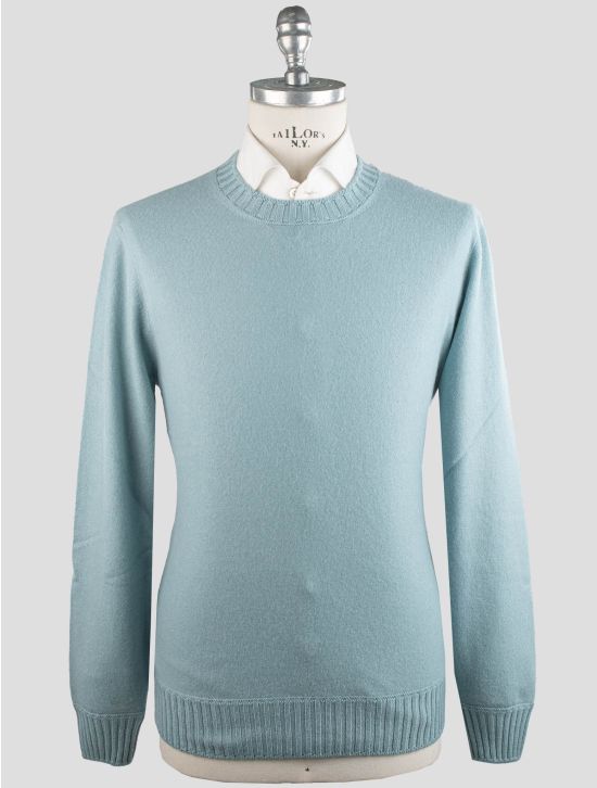 Gran Sasso Gran Sasso Light Blue Cashmere Sweater Crewneck Light Blue 000