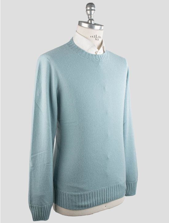 Gran Sasso Gran Sasso Light Blue Cashmere Sweater Crewneck Light Blue 001