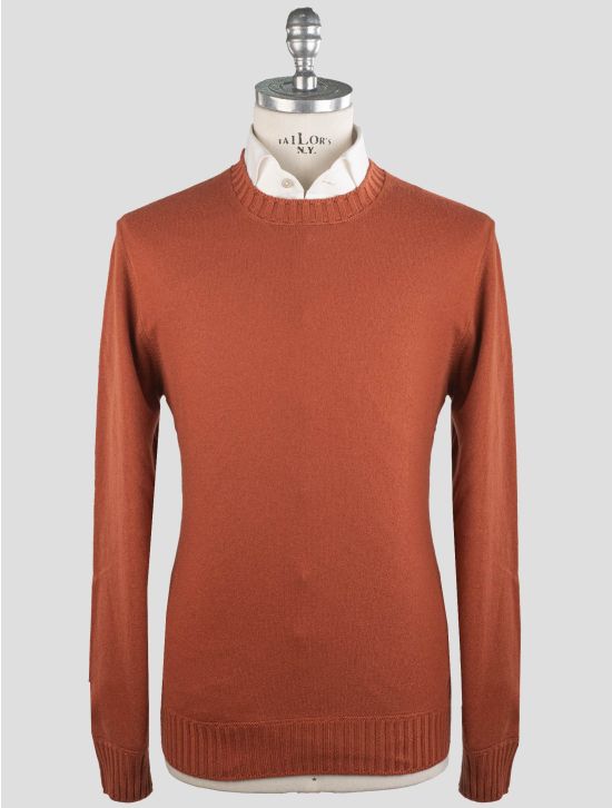 Gran Sasso Gran Sasso Orange Cashmere Sweater Crewneck Orange 000