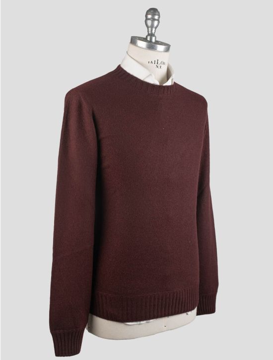 Gran Sasso Gran Sasso Burgundy Cashmere Sweater Crewneck Burgundy 001