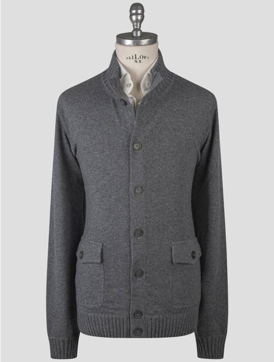 Gran Sasso Gran Sasso Gray Cashmere Sweater Cardigan Gray 000