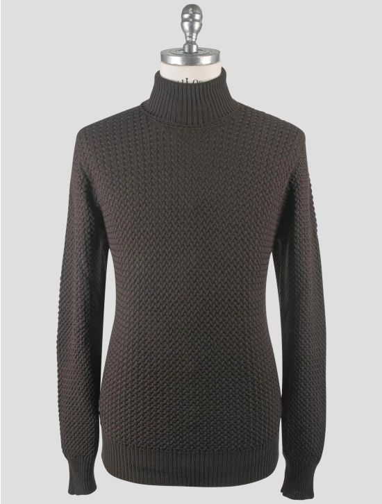 Gran Sasso Gran Sasso Brown Virgin Wool Sweater Turtleneck Brown 000