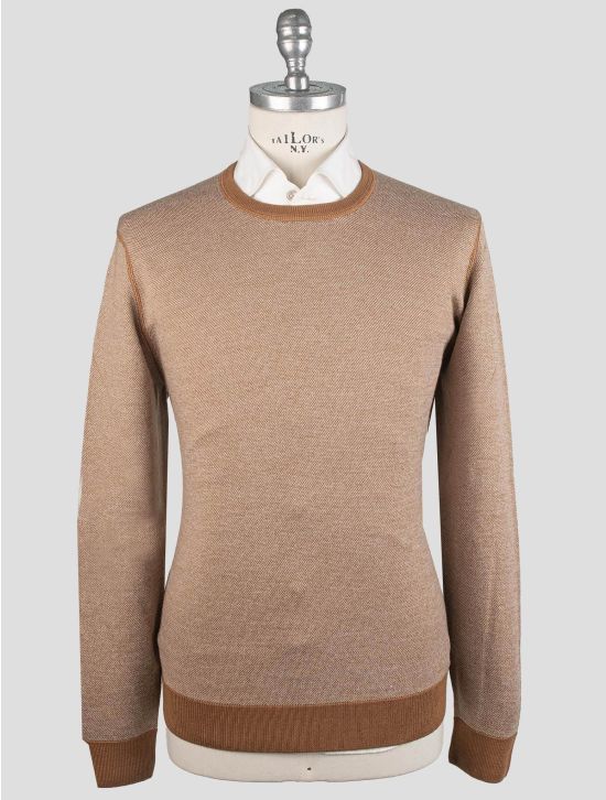 Gran Sasso Gran Sasso Brown Virgin Wool Sweater Crewneck Brown 000