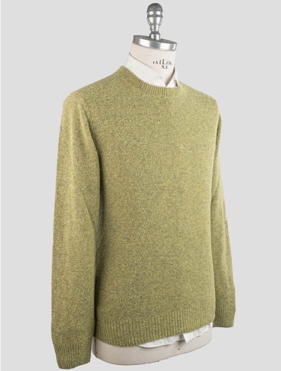 Gran Sasso Gran Sasso Green Virgin Wool Pa Sweater Crewneck Green 001