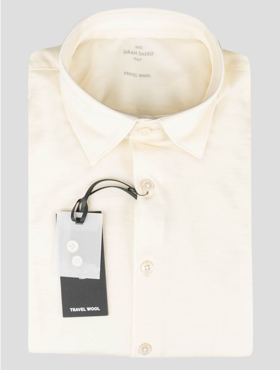 Gran Sasso Gran Sasso White Virgin Wool Shirt White 000