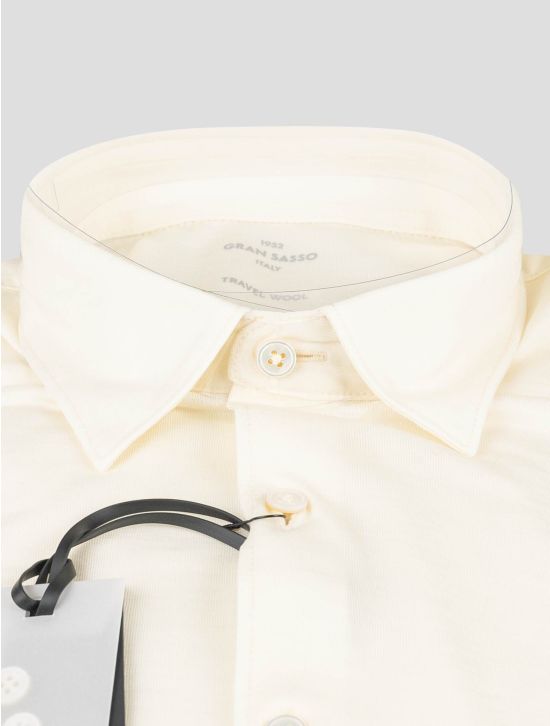 Gran Sasso Gran Sasso White Virgin Wool Shirt White 001