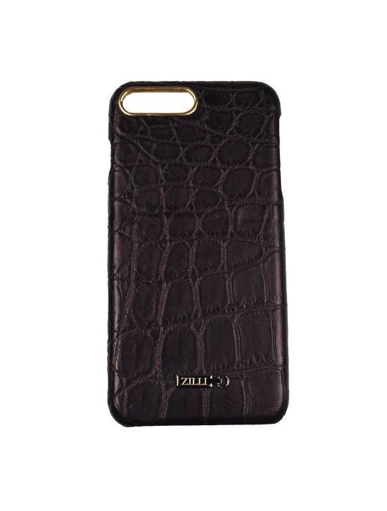 Zilli Zilli Purple Leather Crocodile iPhone 7 Plus Cover Purple 000