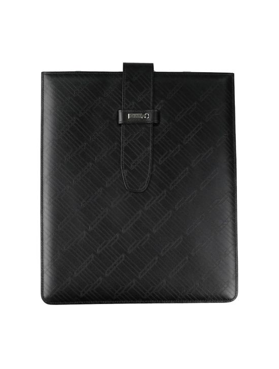 Zilli Zilli Black Leather iPad Case Black 000