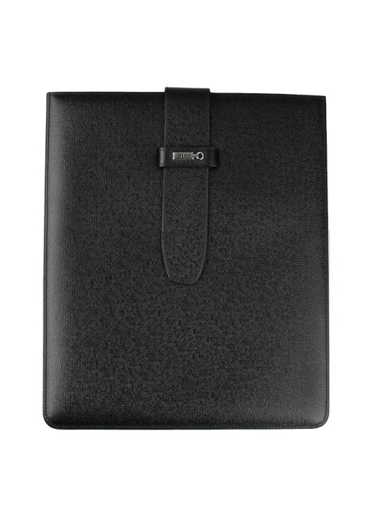 Zilli Zilli Black Leather iPad Case Black 000