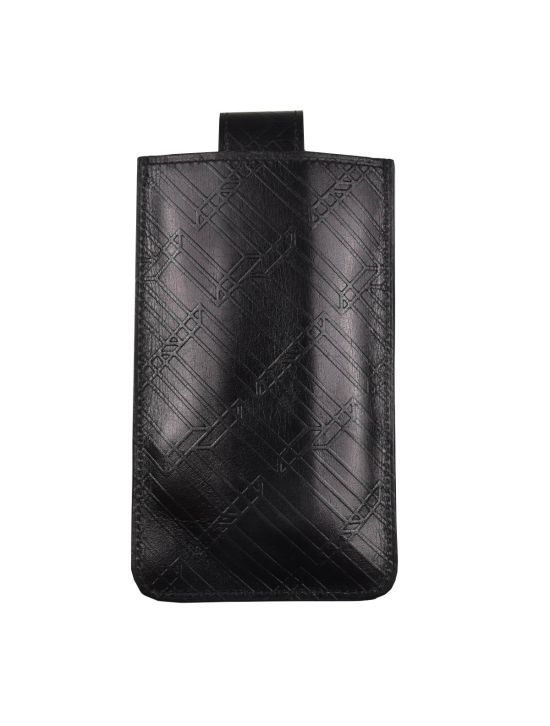 Zilli Zilli Black Leather iPhone 5 Case Black 001