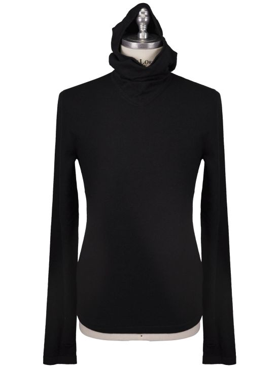 Bottega Veneta Bottega Veneta Black Cashmere Pa Pl Ea Sweater Hoodie Black 000