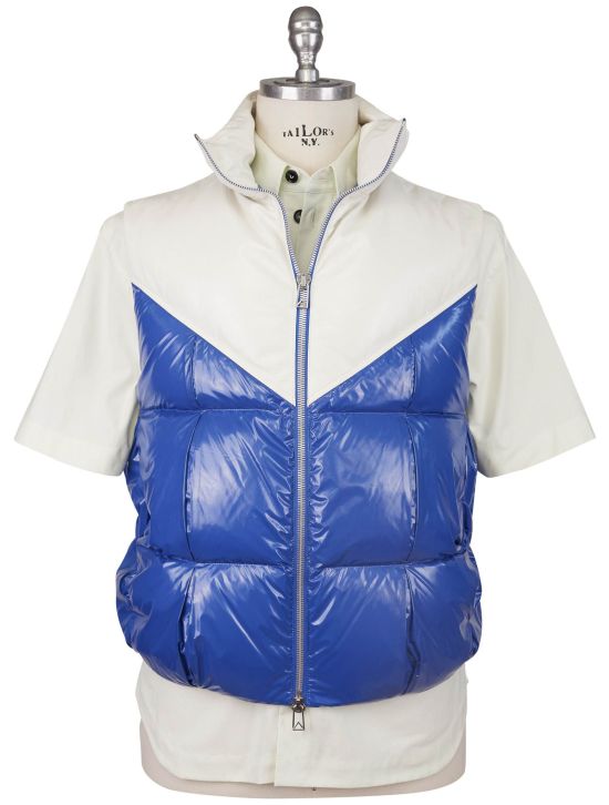 Bottega Veneta Bottega Veneta Blue White Pa Gilet Blue / White 000