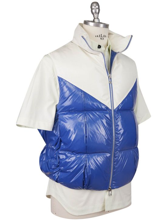 Bottega Veneta Bottega Veneta Blue White Pa Gilet Blue / White 001