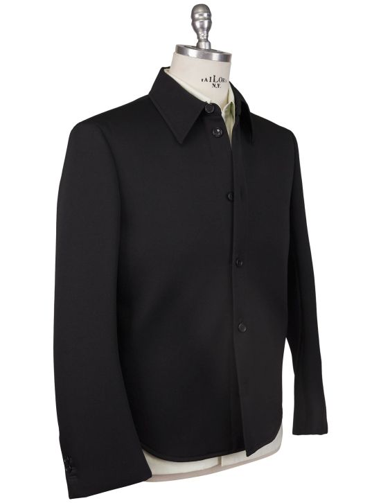 Bottega Veneta Bottega Veneta Black Wool Coat Black 001