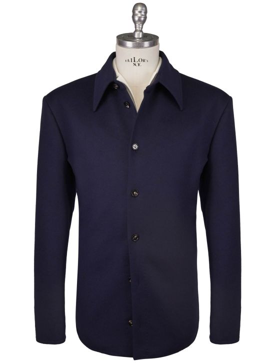 Bottega Veneta Bottega Veneta Blue Wool Coat Blue 000