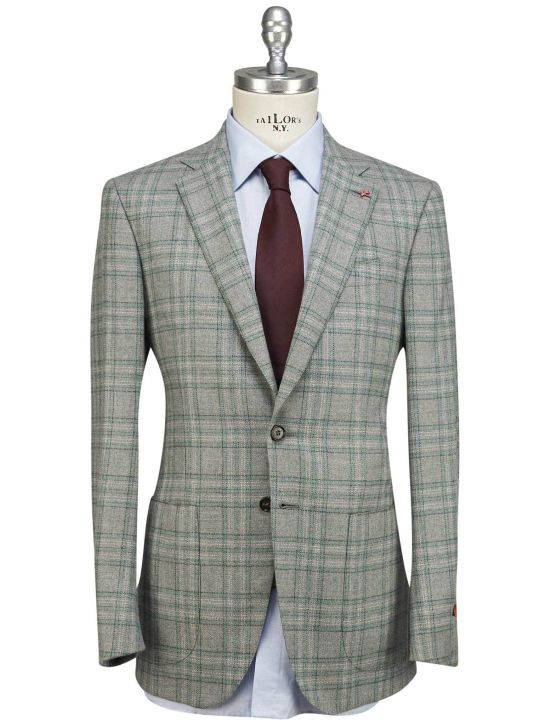 Isaia Isaia Multicolor Wool Cashmere Blazer Multicolor 000