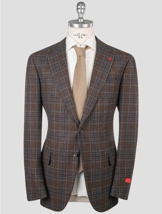 Isaia Isaia Brown Wool Blazer Brown 000