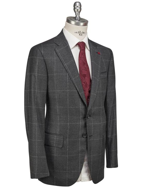 Isaia Isaia Gray Wool Blazer Gray 001