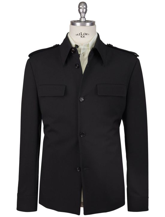 Bottega Veneta Bottega Veneta Black Wool Coat Black 000