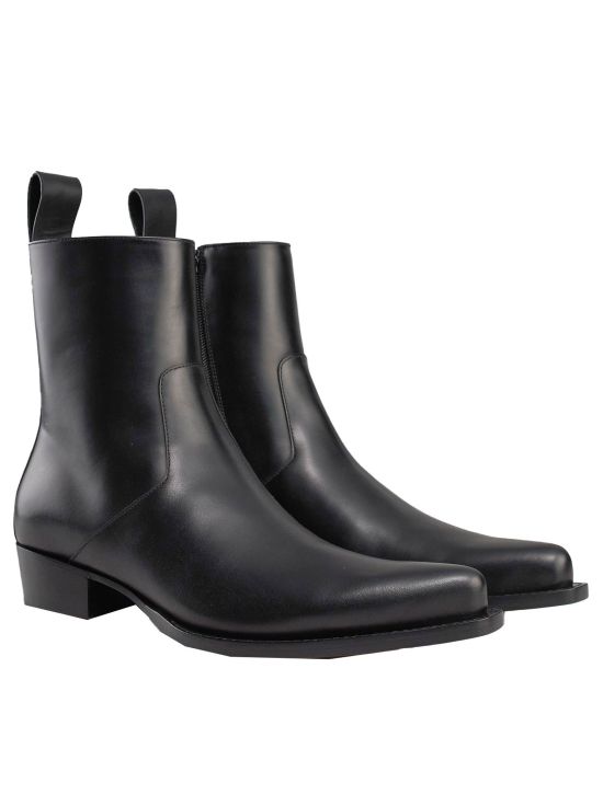 Bottega Veneta Bottega Veneta Black Leather Boots Black 000