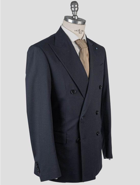 Giampaolo Giampaolo Blue Navy Wool Pl Ea Suit Blue Navy 001