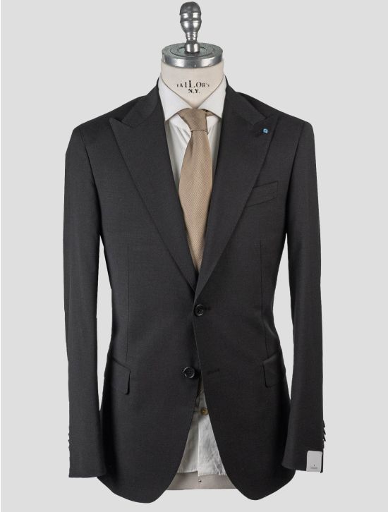 Giampaolo Giampaolo Black Wool Pl Ea Suit Black 000