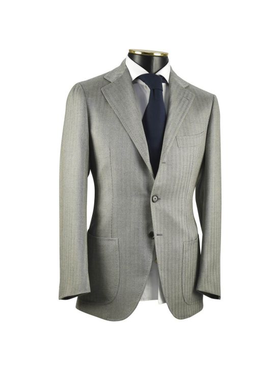 Cesare Attolini CESARE ATTOLINI Gray Wool 140's Blazer Gray 001