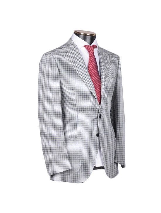 Cesare Attolini CESARE ATTOLINI Multicolor Wool Silk Pa Linen Blazer Multicolor 001