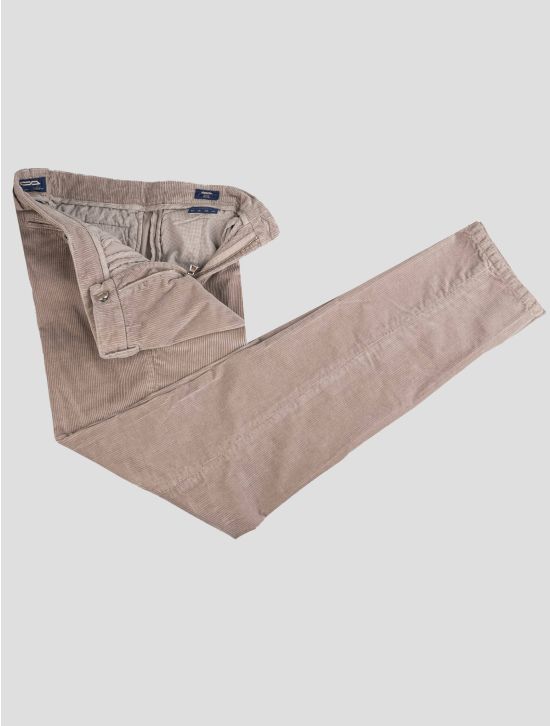 Cesare Attolini Cesare Attolini Taupe Cotton Ea Velvet Pants Taupe 001