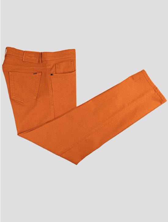 Cesare Attolini Cesare Attolini Orange Cotton Cashmere Ea Jeans Orange 000