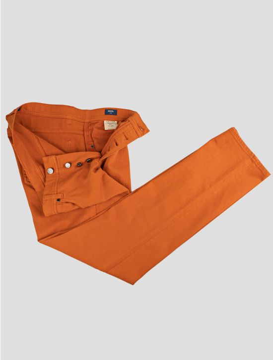 Cesare Attolini Cesare Attolini Orange Cotton Cashmere Ea Jeans Orange 001