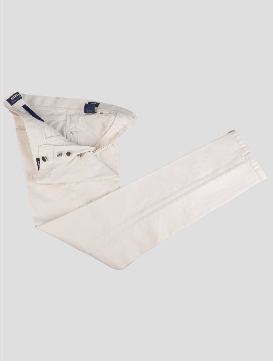 Cesare Attolini Cesare Attolini White Cotton Ea Jeans White 001