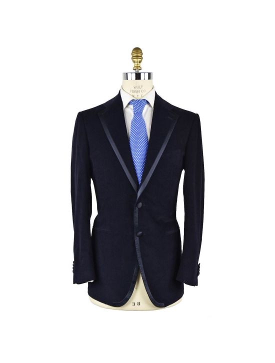 Cesare Attolini CESARE ATTOLINI Blue Cotton Tuxedo Jacket Blue 000