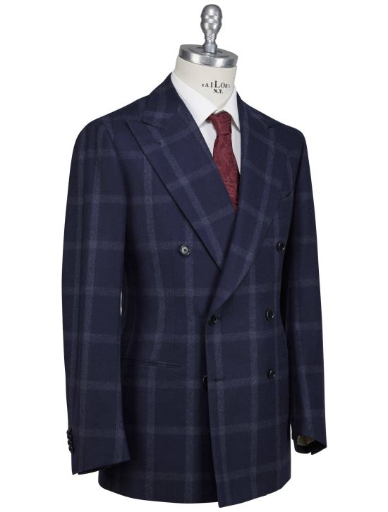 Cesare Attolini Cesare Attolini Blue Wool Suit Blue 001