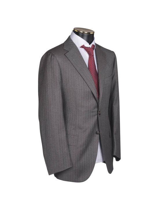 Cesare Attolini CESARE ATTOLINI Beige Wool Suit Beige 001