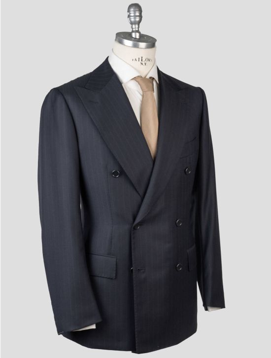 Cesare Attolini Cesare Attolini Dark Blue Wool 150's Suit Dark Blue 001