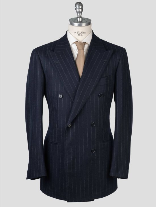 Cesare Attolini Cesare Attolini Dark Blue Wool Cashmere Suit Dark Blue 000