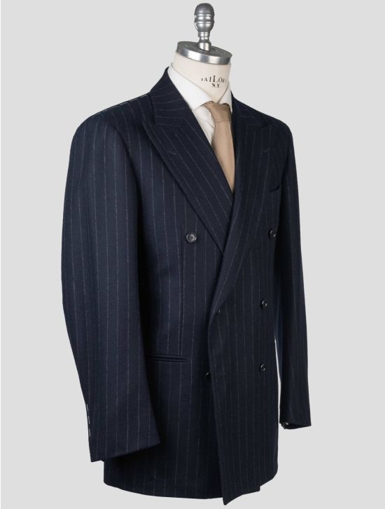 Cesare Attolini Cesare Attolini Dark Blue Wool Cashmere Suit Dark Blue 001