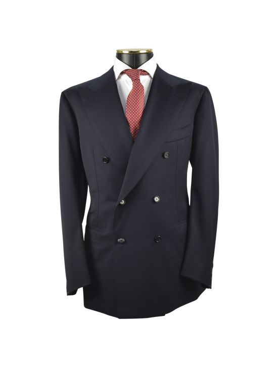 Cesare Attolini Cesare Attolini Dark Blue Wool 150's Suit Dark Blue