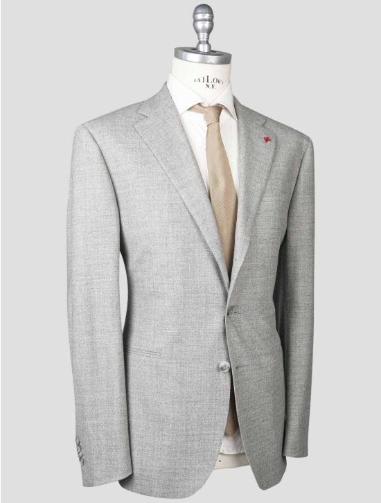 Isaia Isaia Gray Wool Ea Suit Gray 001