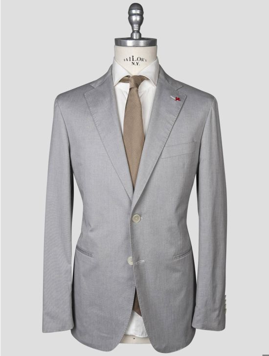 Isaia Isaia Gray Cotton Lycra Suit Gray 000