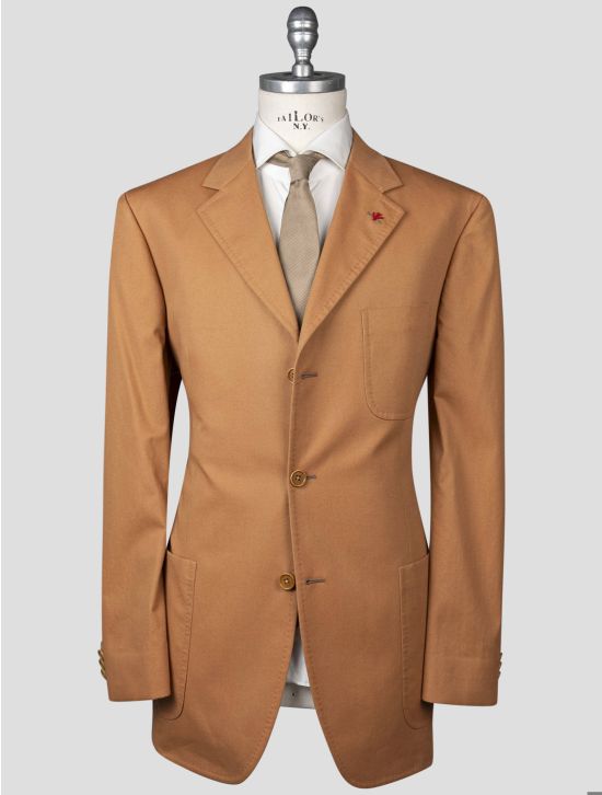 Isaia Isaia Orange Cotton Suit Orange 000