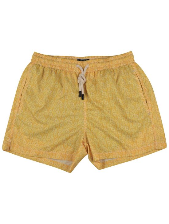 FeFè Napoli Fefè Yellow White Pl Swim Trunks Yellow/White 000