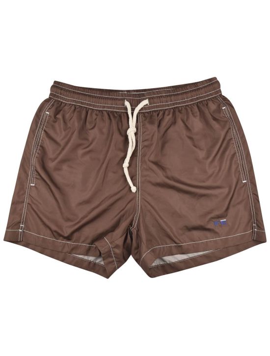 FeFè Napoli Fefè Brown Pl Swim Trunks Brown 000