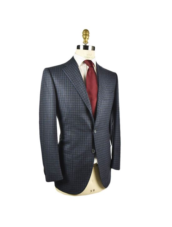 Cesare Attolini CESARE ATTOLINI Blue Wool Cashmere Blazer Blue 001