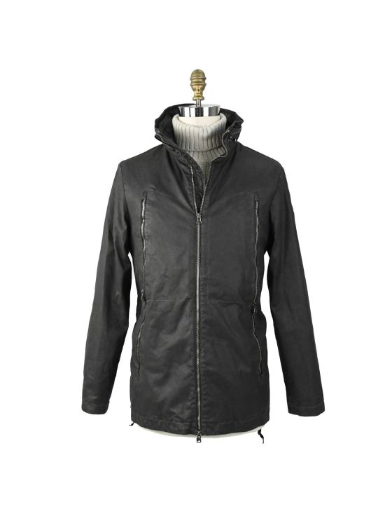 Premiata Premiata Black Cotton Ea Coat Parka Black 000